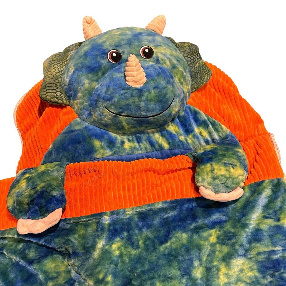 HUGFUN Kids Animals Slumber Plush Dinosaur Sleeping Bag - Picture 3 of 11
